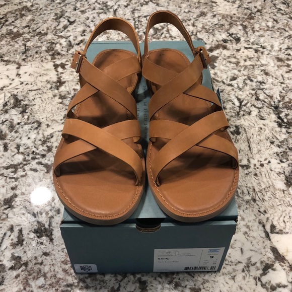 black leather women's sicily sandals